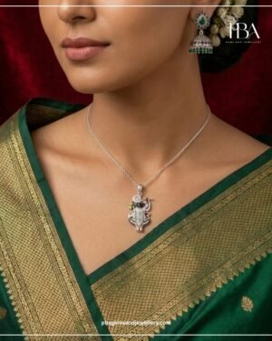 925 Silver Shreenathji Pendant