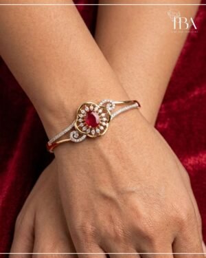 925 silver yellow polished bracelet