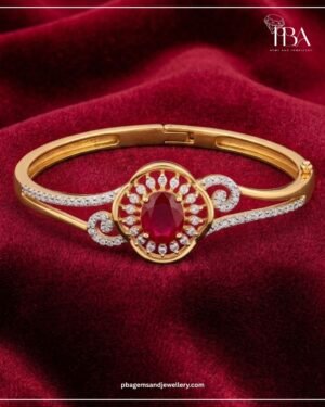 9kt/14kt/18kt Gold bracelet LAB DIAMONDS