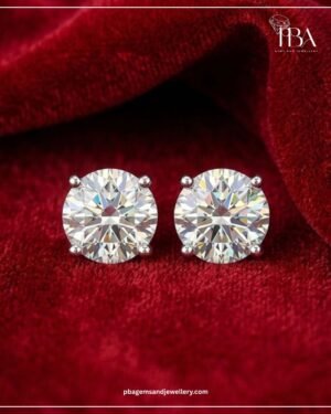 9KT/14KT/18KT GOLD STUDS WITH LAB GROWN DIAMOND