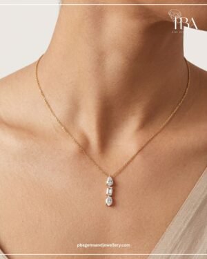 925 SILVER CHAIN NECKLACE WITH MOISSANITE DIAMOND