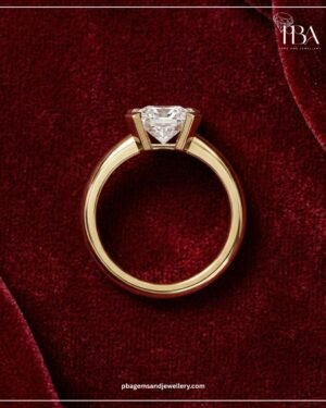 9KT/14KT/18KT GOLD RING WITH LAB GROWN DIAMOND