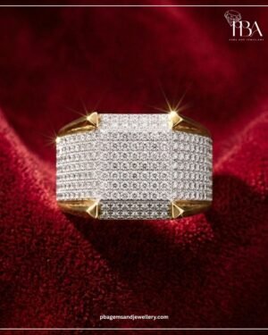 9KT/14KT/18KT GOLD RING WITH LAB GROWN DIAMONDS
