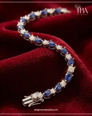 9KT/14KT/18KT GOLD BRACELET WITH LAB GROWN & CZ DIAMONDS