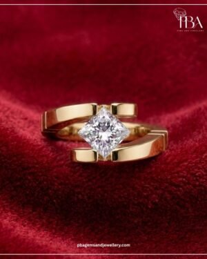 9KT/14KT/18KT GOLD RING WITH LAB GROWN DIAMONDS