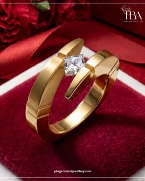 9KT/14KT/18KT GOLD RING WITH LAB GROWN DIAMONDS