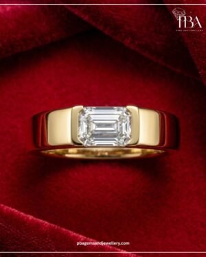 9KT/14KT/18KT GOLD RING WITH LAB GROWN DIAMONDS