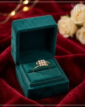 9KT/14KT/18KT ROSE GOLD RING WITH NATURAL DIAMOND